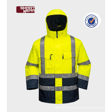 workwear oi vis 3m reflexivo segurança jaqueta de inverno equipamentos de proteção individual